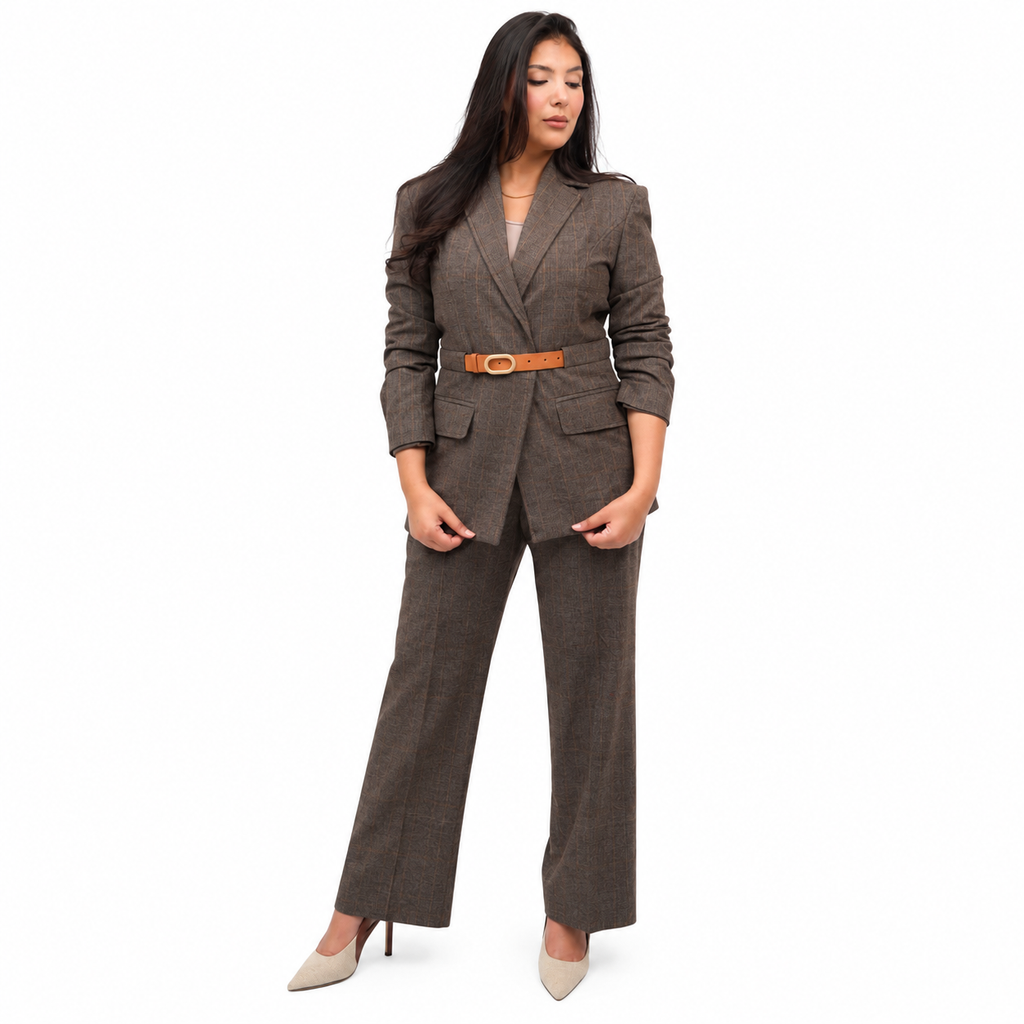 Eloquence | Ensemble au Blazer ceinturé