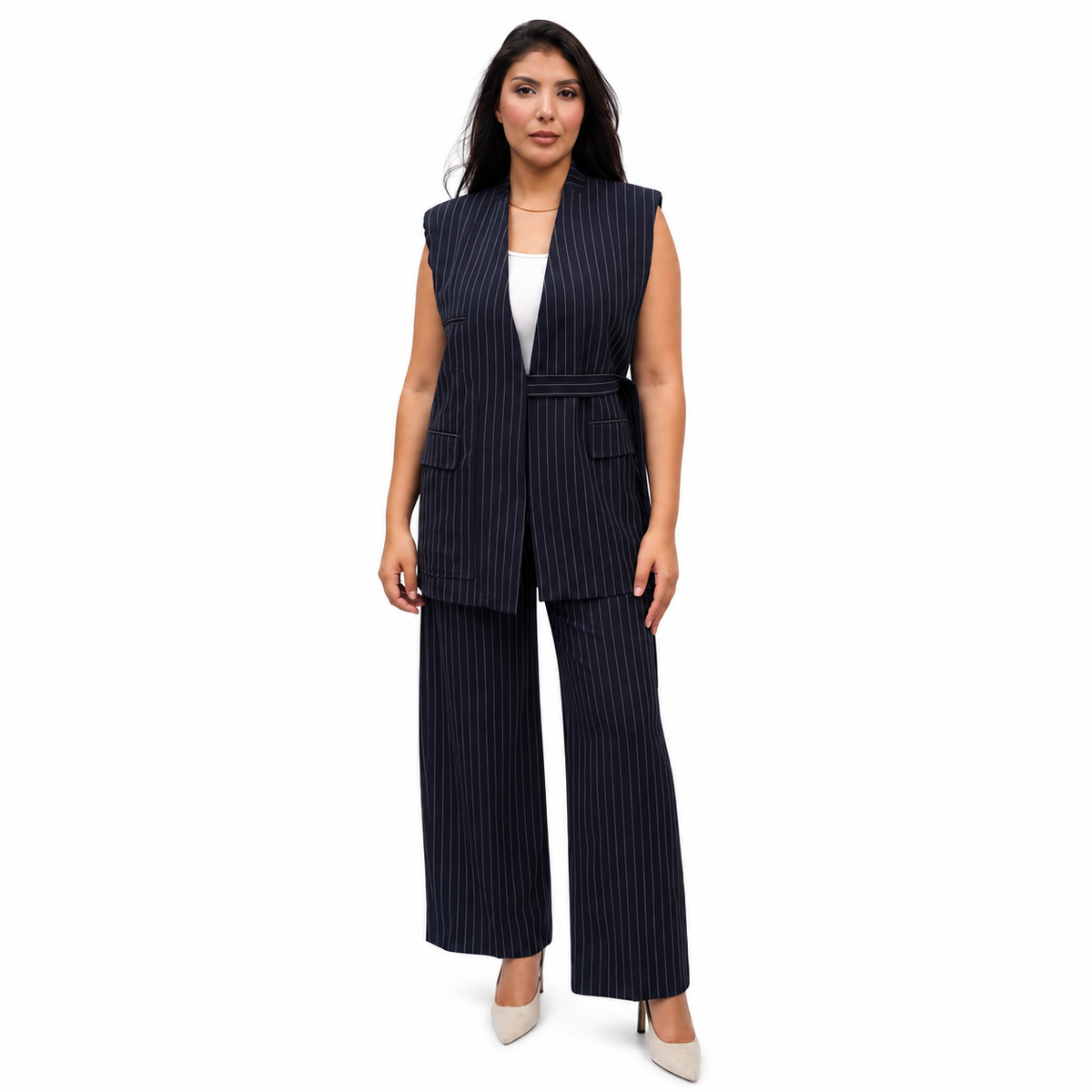 Saphir | Ensemble rayé