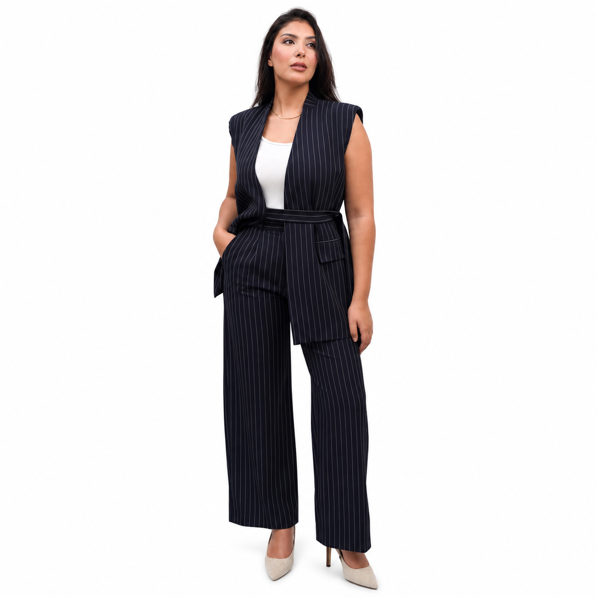 Saphir | Ensemble rayé