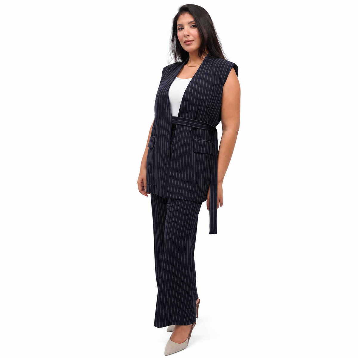 Saphir | Ensemble rayé